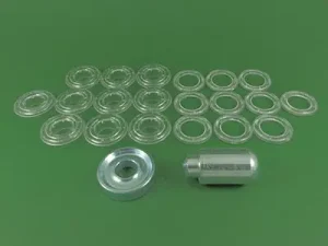 EYELETS GROMMETS PLASTIC BP 12 P00