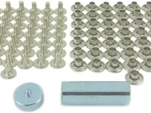 Rivets Brass Nickel Plated 504 10 8 m20_